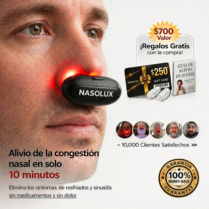 Nasolux™ Terapia Nasal de Luz Roja